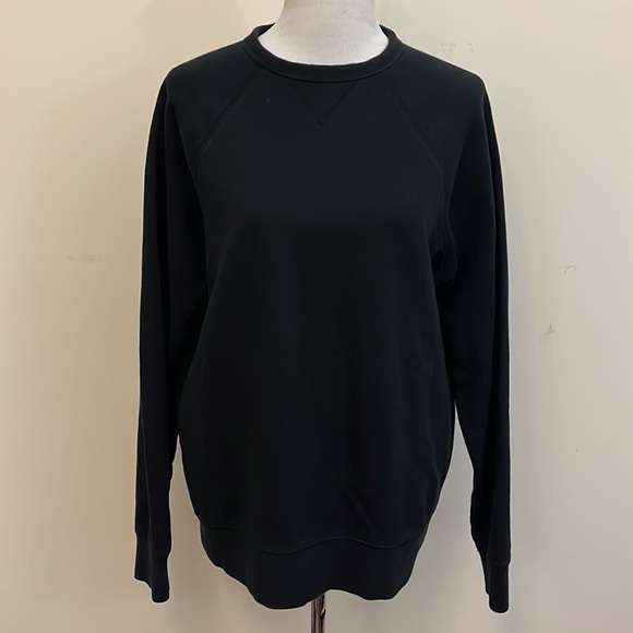 Everlane Tops - Everlane Black Cotton Sweatshirt Size Large